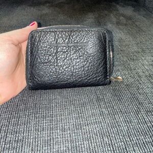Portland leather small zip wallet